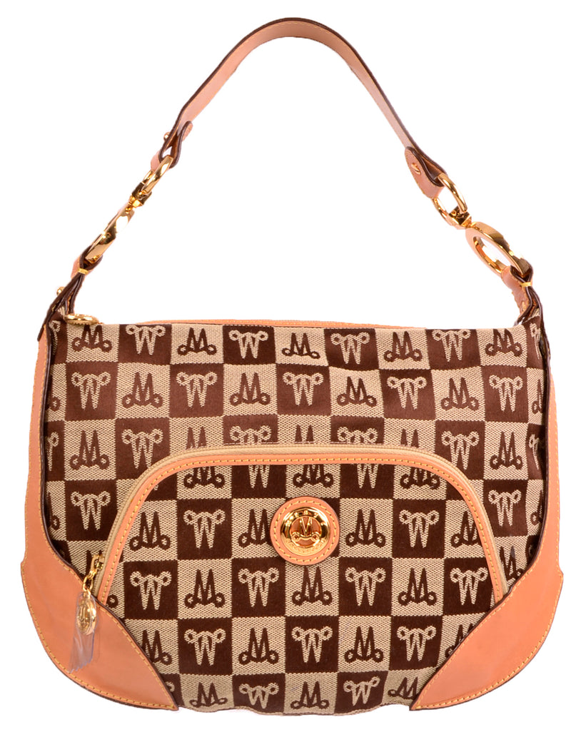 Misty Genuine Cowhide Leather Trim And Shoulder Purse [MNP1039]