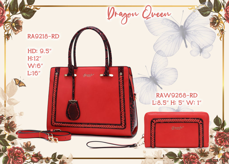 Dragon Queen Elegant Top Handle Bag [RA9218]