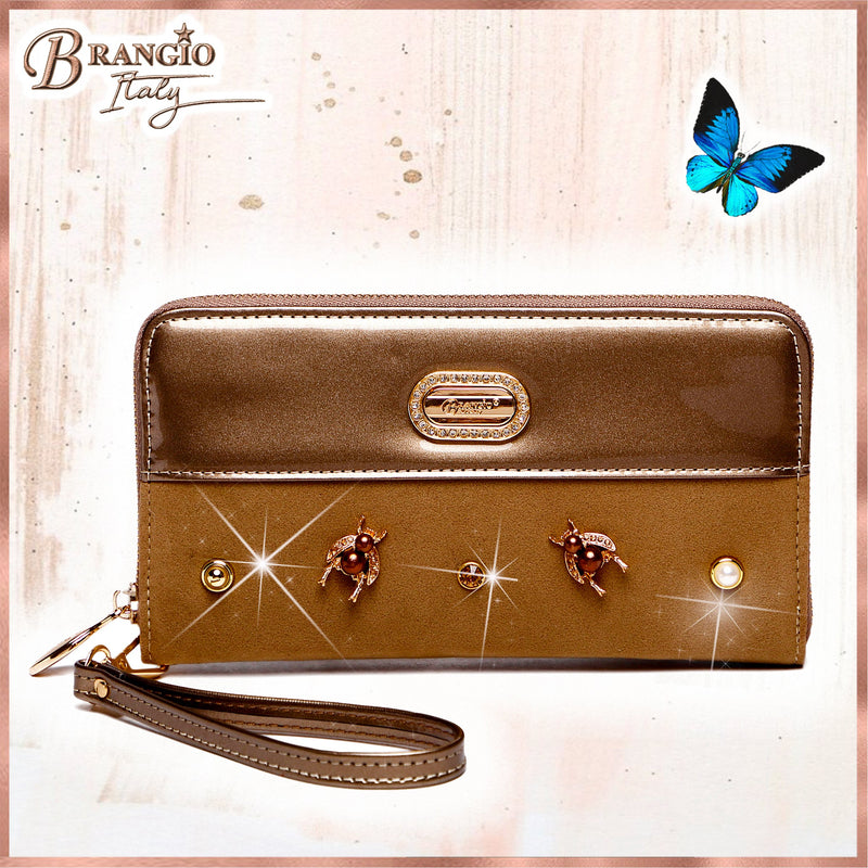 Honey Bee Hand Made Wallets for Women - Brangio Italy Collections