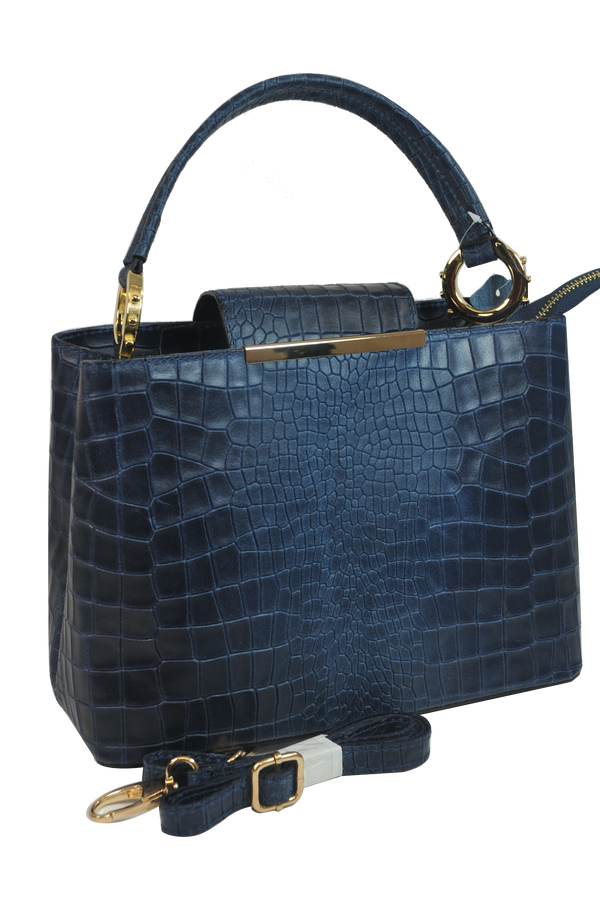 Misty Croci Papillon Leather Bag - Made in Italy [YG8111]