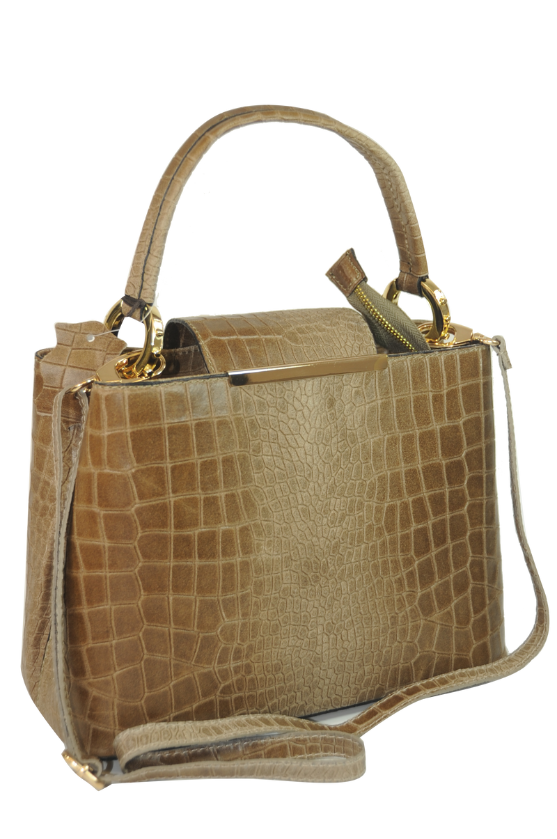 Misty Croci Papillon Leather Bag - Made in Italy [YG8111]