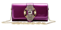 Queen's Crown Magnetic Clasp Crossbody Wallet & Purse [KAC8828]