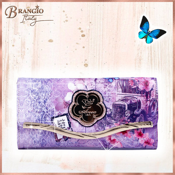 Vintage Darling Leather Wallets for Women with Multiple Pockets - Brangio Italy Collections
