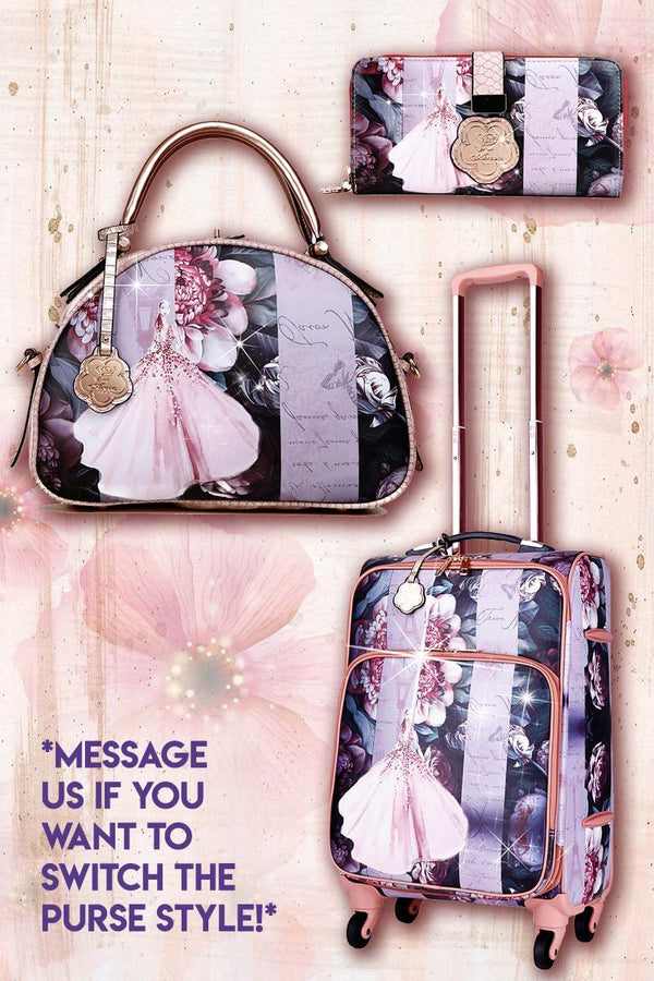 Blossomz 3PC Set | Travel Carry-On Bags for Women - Brangio Italy Collections