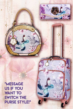 Princess Mera 3PC Set | Luxury Fashion Womens Luggage Duffle Bags Set - Brangio Italy Collections