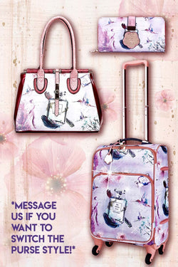 Arosa Fragrance 3PC Set | Vintage Travel Carry on with Spinner Wheels - Brangio Italy Collections