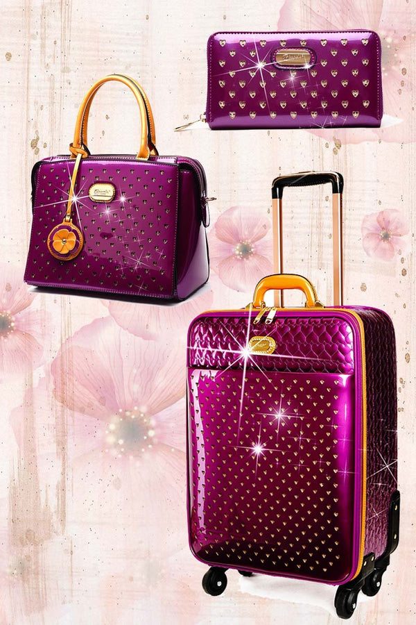 Starz Art Retro 3PC Set | Light Weight Spinner Luggage for the American Tourister - Brangio Italy Collections